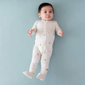 Kyte Baby Zippered Footie in Duck Size 0-3 monthsDuck / 0-3 months